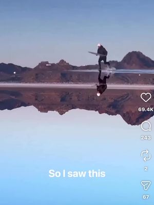 Skimboarding in the most majestic place!