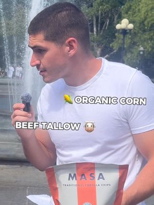 Seed oils are out. Masa is in. We gave strangers a taste in the middle of a park to see if they could tell the difference. 8.5/10. 9/10. 10/10! Unscripted human feedback is the new gold standard for ads. If you are interested to learn more, visit the link in our bio. #marketing #streettalk #masachips #nyc #streetinterview #adstrategy