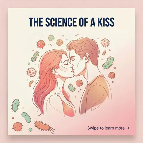POV: You just learned that every kiss transfers 80 MILLION bacteria 💋🦠 Me: still gonna kiss them 😅 But actually this is peer-reviewed science and kinda romantic?? Like you're literally sharing life with your partner on a microscopic level 🥹 Tag your bacteria buddy ➡️ #fyp #sciencetok #relationshiptok #couplesoftiktok #DidYouKnow