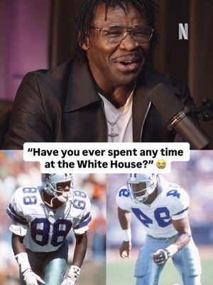 “President Irvin? I don’t know about that one. I ain’t gonna confirm or deny.” 😭 Michael Irvin, Brandon Marshall and 5x Super Bowl winner Charles Haley on an all new episode of The White House, now on Netflix. #nfl #michaelirvin #dallascowboys #dallas