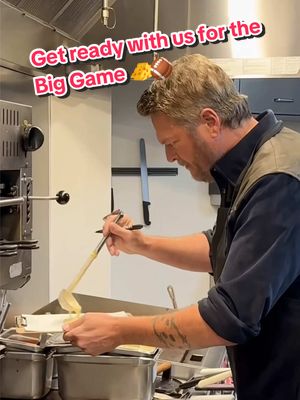 We’re stocking up at Ole Red Gatlinburg and Las Vegas ahead of our Big Game watch parties 🧀🏈 Thanks for the helping hand, @Blake Shelton 🙌 See y’all for kickoff on a big-ass screen this Sunday! #OleRed #LasVegas #Gatlinburg #BlakeShelton #Kitchen