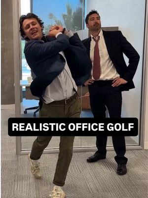 tough day to be an intern caddy #barelyadult #office #golf #comedysketch #officelife