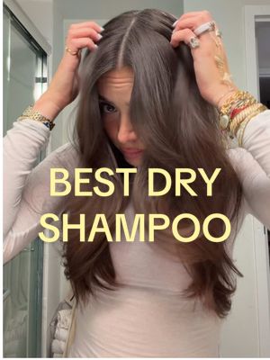 Works even better when you blow dry it but just give it a sec to dry (wanted to show you that in real time I already sprayed a little before I decided to record) brush it out and you’re GOLDEN- linked the mini bc full size is sold out #dryshampoo #k18 #airwash #hair #clean @K18 Hair 