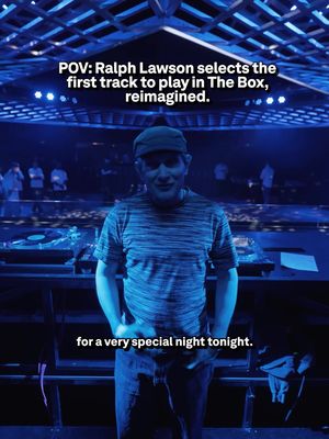 The first record played in the new Box, selected by Ralph Lawson. Get yourself down this weekend. Tickets in bio 🎟️ #electronicmusic #ministryofsound