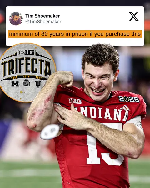 So… who’s buying? 😅 (h/t TimShoemaker/X & B1Gfootball/X) #CFB #CollegeFootball #Football #IndianaHoosiers #FernandoMendoza #Sports #Funny #PioresSituaçõesSemArCondicionado 