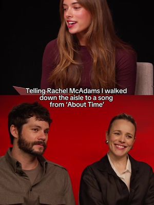 When I got married last year I did not ever think I’d be telling Rachel McAdams I walked down the aisle to a song from my favourite movie aka About Time a year later 😭😭 full interview on my YT in bio!! 