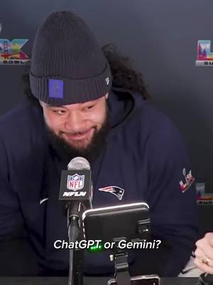ChatGPT or Gemini? CNBC's Contessa Brewer asked that question to players on the New England Patriots and Seattle Seahawks as they prepare for Super Bowl LX. Here's what they said.