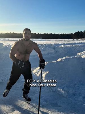 Those Canadian hockey players are always trying to catch a tan whenever they can 😅