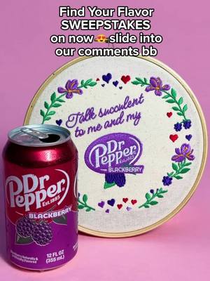 COMMENT which FLAVOR you want to find you this VDay szn💋💋 and you might juusst win its bold embroidery 🪡 To enter, comment a flavor with #flavorseasonsweepstakes below: Dr Pepper Cherry ❤️ Dr Pepper Blackberry 💜 Dr Pepper Strawberries & Cream 💞 Dr Pepper & Cream Soda 💛 Love & luck to ya! 💋💋 NoPurNec. 18+ Ends 2/15/26 11:59pm ET. Rules: See link in our bio