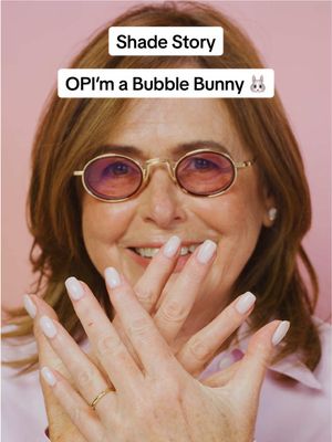 OG nail visionary, Suzi, is sharing how YOU inspired our newest shade! 💅 When we spotted everyone layering “Bubble Bath” + “Funny Bunny”, we created “OPI'm a Bubble Bunny”–the perfect blend you've been mixing yourselves. Because you’re iconic like that.