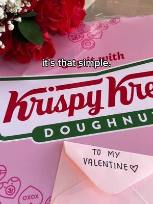 all it takes is this dozen… i promise #krispykreme #doughnut #ValentinesDay #sayitwithdoughnuts #valentinesdaygiftideas 