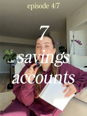 all the savings accounts I have! This is technically all under one account and each “account” is just a bucket (which is really just for you to visually separate your funds!). I use Ally and SoFi (Ally is what’s shown here!) #sinkingfunds #savingmoney #financialtransparency 