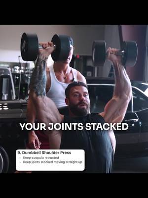 How to safely perform dumbbell shoulder press🤝