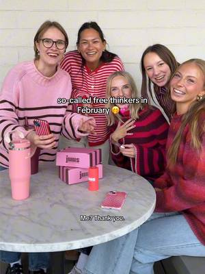 Stripes city over here! 💗🍒 #freethinkers #ValentinesDay #galentines #stripes #skit 