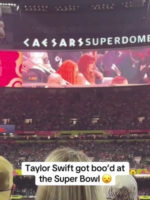 When eagles fans boo’d Taylor Swift at last year’s Super Bowl 👀 (🎥:@RBT) #taylorswift #SuperBowl #nfl 