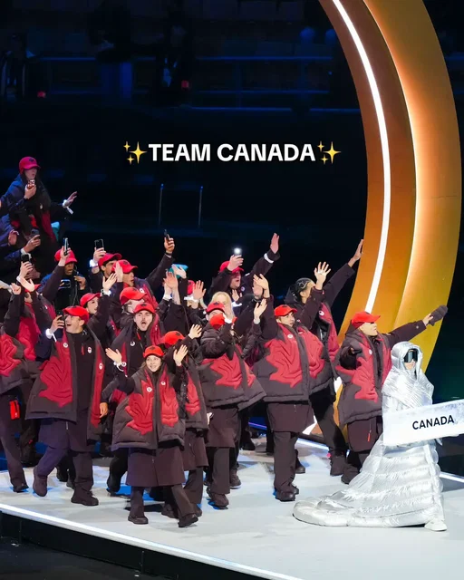 It’s time to take on the Games! #Canada #Olympics #athetles #openingceremony #milanocortina2026 