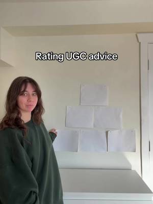 Rating UGC advice from worst to best🤳🏻 “Do faceless UGC” Unless you have some INSANE editing skills you aren’t going to make consistent income bc brands won’t want to hire you if you aren’t willing to show your face and talk to the camera as a user. “Put rates in your portfolio” Each client has specific goals, deliverables, and objectives. Rates should be based on the scope of the campaign, not a one-size-fits-all number. “Niche down” The only reason this isn’t lower is I know it works for some people and can make you more trustworthy to specific niches. I would just personally get so bored and not enjoy creating as much if I felt boxed into one niche. “Cold email brands” This one might be controversial? It’s definitely a numbers game but I have so much luck with it for some reason. I use a basic subject line like “quick question” and then I ask them if they want to hear my ideas for their brand.  “Talk on camera” I know a lot of people find this daunting and don’t want to do it but it’s so important as a UGC creator to be able to talk on camera. “Build a personal brand” If you want to be visible to brands and get inbounds without constantly chasing and pitching brands who don’t want content you’ve gotta get on your personal brand🤷🏻‍♀️ How would you rate this advice? #ugc #ugccommunity #ugccreator #ugctips #ugcadvice 