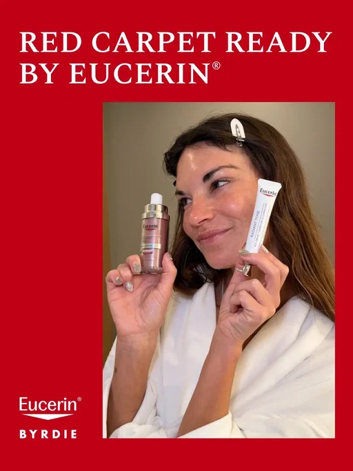 #ad Red carpet–ready skin starts long before the glam with @Eucerin US . Here’s how award-winning songwriter @Amy Allen prepped for the biggest night in music with a derm-approved routine, starring the Radiant Tone Collection. 📸: @caitytakesphotos 