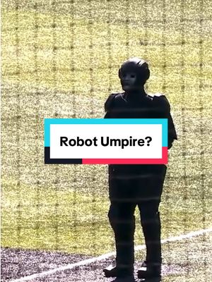 Do you think the robot made the right call? #robot #umpire #baseball #bananaball #fyp 