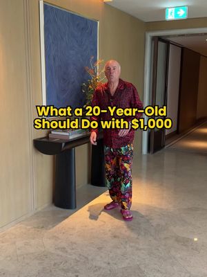If you’re 20 and have $1,000, put it in a stock index and forget about it. Add to it every week. The market has delivered close to 10–12% a year over the long run. Start early, stay consistent, and you’ll retire rich.