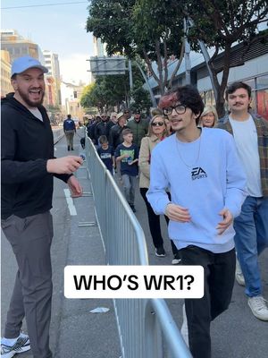 WHO’S WR1? We asked fans in the Bay for their answers! #jamarrchase 
