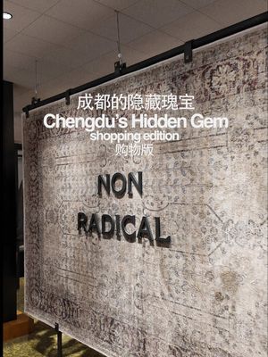 My first time in Chengdu and I had to visit one of favorite brands in china. NONRADICAL are one of those brands that I just super clean minimalist and have a really good eye foot details and you can see this store is just the same. Clean layout, modern build, nothing trying too hard. It feels like a space made for people who care about cuts, fabric and quiet details. I picked up a few things for winter because the quality really is there, and if you’re in Chengdu and want menswear that feels considered without being loud, give them a look. #Mensfashion #minimalistfashion #chinesebrands #ChengduShopping