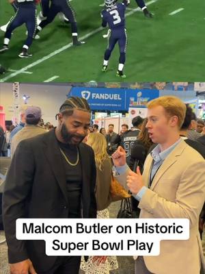 Malcom Butler on Historic Super Bowl Play 🔥 #nfl #patriots #newengland #SuperBowl #fyp 