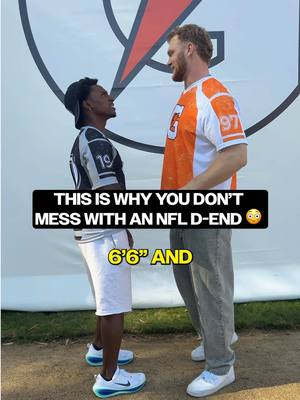 This is why you don’t mess with an NFL D-End 😅 @Gatorade #gatoradepartner 