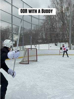 ODR with a Good Friend is the best 😍 #hockey #pavelbarber #friends 