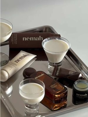 Same formulas. Same results. Evolving with you guys🤎✨ @Nemah.co #newpackage #nemah #skincare 