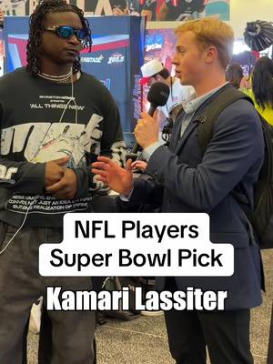 NFL Players Super Bowl Pick 🏈 #nfl #patriots #seahawks #SuperBowl #fyp