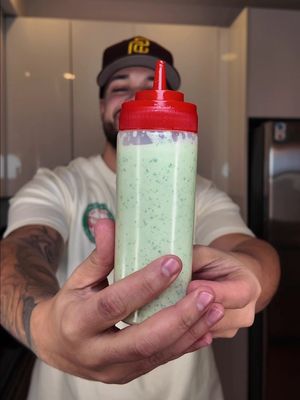Cilantro Lime Sauce 🌿🫙 #fyp #fyyyyyyyyyyyyyyyy #foryoupage #fypシ 