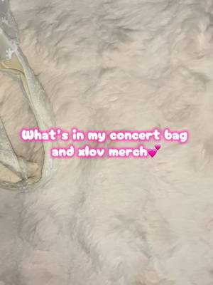 What’s in my concert bag xlov edition💕 #xlov #evol #xloveuropetour2026 #xlovromania #concert