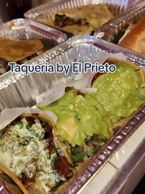For some authentic Tijuana-style tacos, check out Taqueria by El Prieto, a popular spot originally from San Diego but have now opened up in NYC. We tried a bit of everything, some tacos, tostadas, quesadillas, tortas, and fries, and you really can’t go wrong with any of it! 🌮  #nyctacos #nycfood #nyceats #cheapeatsnyc @taqueriabyelprieto 