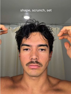 My Routine for 2026 Leave in Conditioner and Moisturizer from @BASED  #SelfCare #menshair #routine #hairstyle #wavyhair