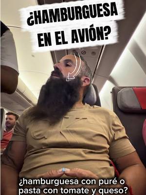 Hamburguesa en el avión?