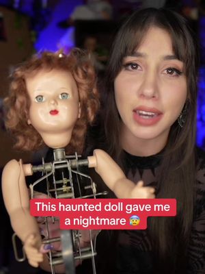 There is something SO off about this doll 😰 what should I ask her?? #haunteddoll #paranormal #ghost 