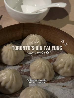 people are calling this toronto’s version of din tai fung 👀🥟 and honestly… the hype makes sense they’ve got the iconic chocolate dumplings, juicy soup dumplings, and a full menu that’s under $13 (!!)  if you love affordable eats + iconic dumplings, this spot needs to be on your toronto list 🤍 #torontoeats #torontofood #dumplings #toronto 