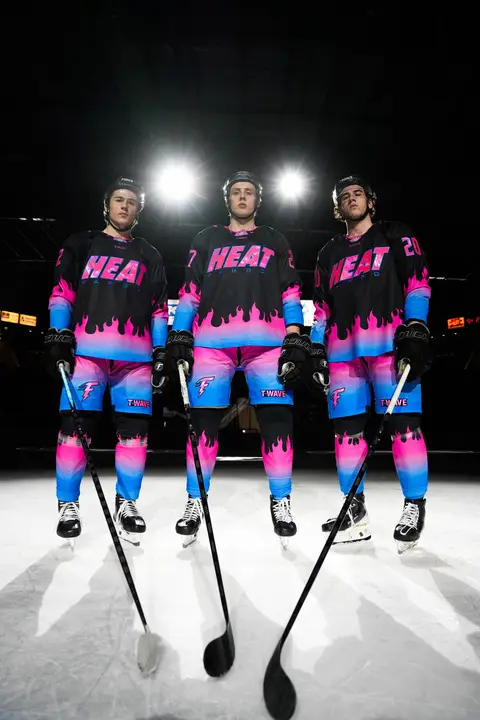 I became the GM of the Fargo Force USHL team and turned them into the Fargo Heat. Loaded with NHL prospects and elite talent, all repping the Columbus Heat. One of the craziest nights of life and seriously a dream come true. Video coming 🔜👀