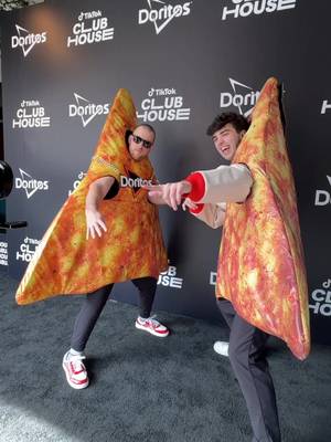 #ad @Doritos ran it BACK this year for Super Bowl LV by hosting the @TikTok clubhouse party in SF, and they invited us out for it!!🔥🔺 Truly honored to be a part of the Doritos family🫡 #DoritosSuperBowlLV 