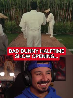 Bad Bunny Halftime Show Opening!!! #supes #badbunny #SuperBowl 