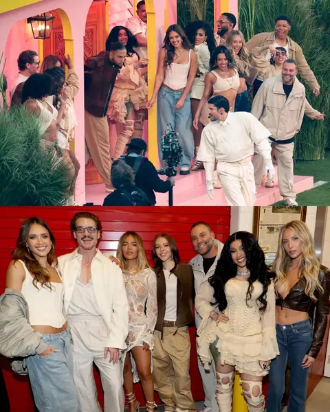 Bad Bunny recruited a star-studded crew for his Super Bowl LX halftime show at Levi’s Stadium with Cardi B, Pedro Pascal, Jessica Alba, Alix Earle and more joining him onstage to dance during the performance. 🔥 📸: Getty Images