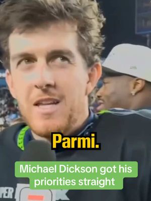 Get the man a Parmi ASAP 🍽️  #SBLX #Seahawks #NFL #SuperBowl  🎥 @ESPN Australia/NZ 