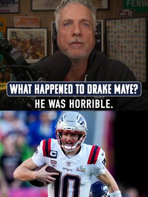 “That was, by far, the most frazzled and terrible he’s ever been in a game that I’ve watched.” Bill reacts to Drake Maye’s performance in the Pats' loss to the Seahawks in Super Bowl LX. #nfl #nflfootball #SuperBowl #patriots #drakemaye #fyp