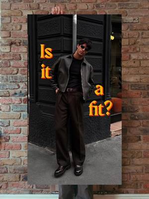 Is it a fit or is he just tall? #recreatingpinterestoutfits #mensfashion #pleatedtrousers #uniqlo 