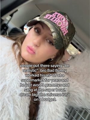 Bad Bunny is so inspiring. It doesn’t matter where you start from, you just start and don’t stop until all your wildest dreams come true  #badbunny 
