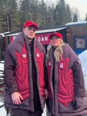 For the record…we like the brown! 😎🇨🇦@Mike.eve  . Go Canada and Go @lululemon ! . #teamcanada #winterolympics #lululemoncanada #outfitoftheday 