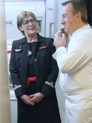 POV : You are onboarding with @chefdanielboulud, our Michelin-starred chef on our flights departing from the United States in La Première and Business cabins.