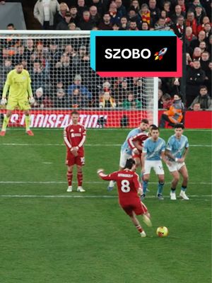 Dom's fourth direct free-kick of the season 🚀 #Szoboszlai #LFC #Liverpool 