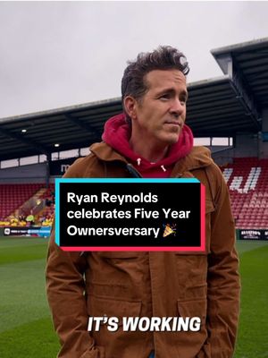 Happy Five Years of Rob and Ryan 😀 #WxmAFC #ryanreynolds #robmac 